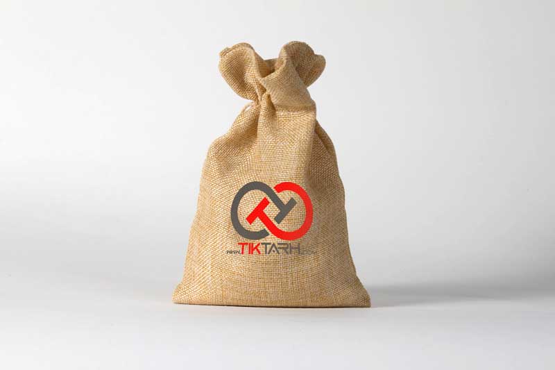 طرح موکاپ گونی پارچه ای