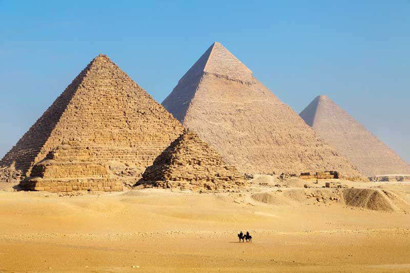 عکس باکیفیت اهرام ثلاثه مصر باستان