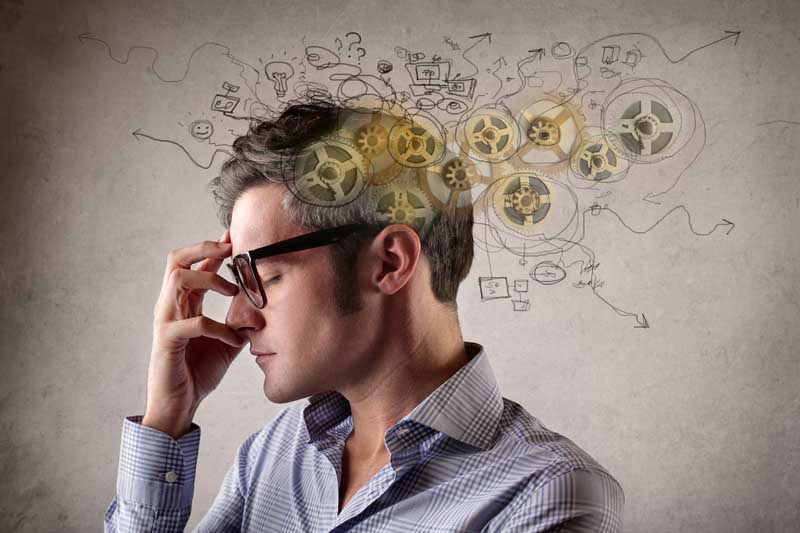 عکس فکر درگیر ایده