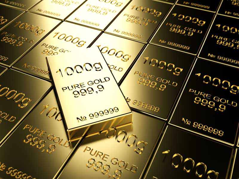 دانلود تصویر با کیفیت شمش های طلا
