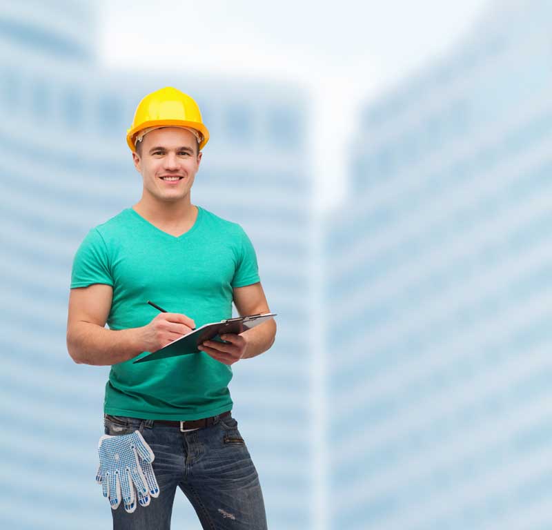 دانلود عکس لارج فرمت مهندس با کلاه ایمنی