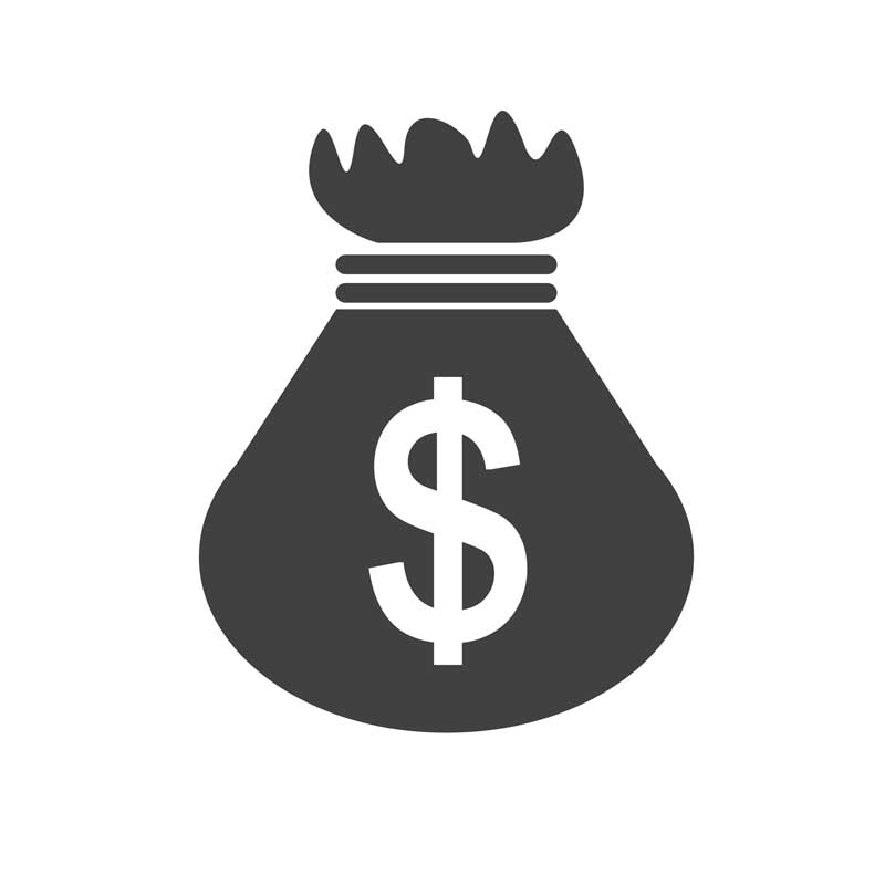 کلیپ آرت لایه باز کیسه پول