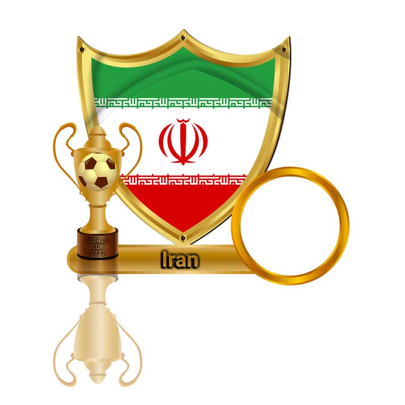 دانلود طرح لایه باز پرچم تیم ایران