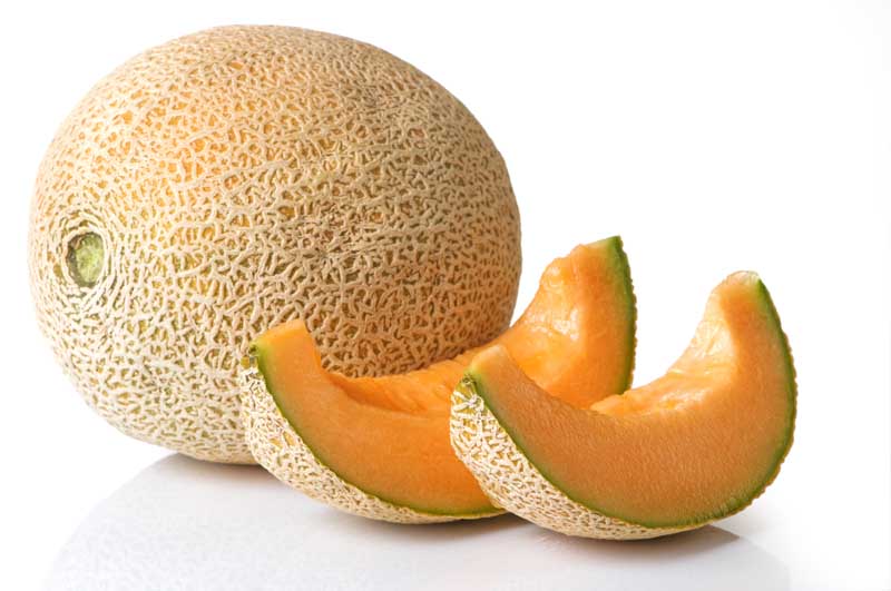 عکس لارج فرمت از خربزه و قاچ آن