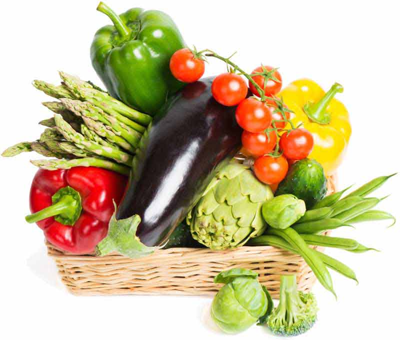 عکس زیبا از گوجه گیلاسی و فلفل