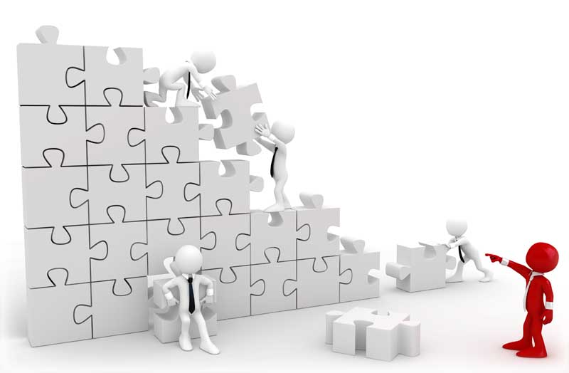 عکس سه بعدی از ساخت دیوار پازل