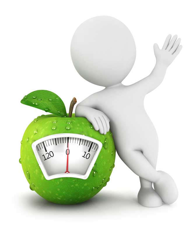 عکس سه بعدی از سیب و سلامتی