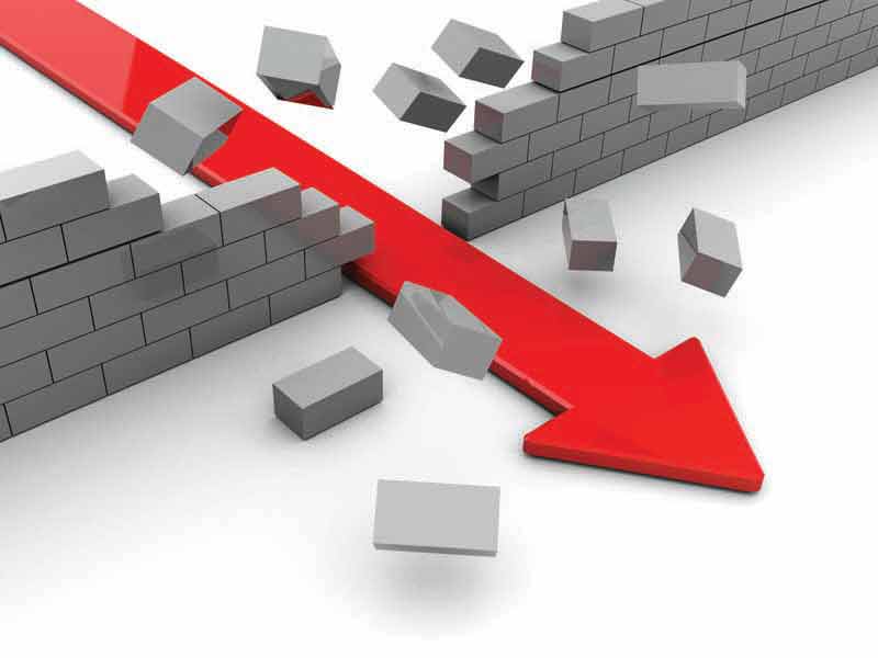 عکس سه بعدی از تخریب دیوار
