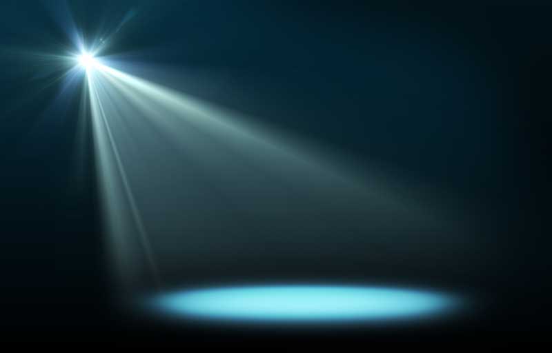 عکس از نور پردازی روی صحنه