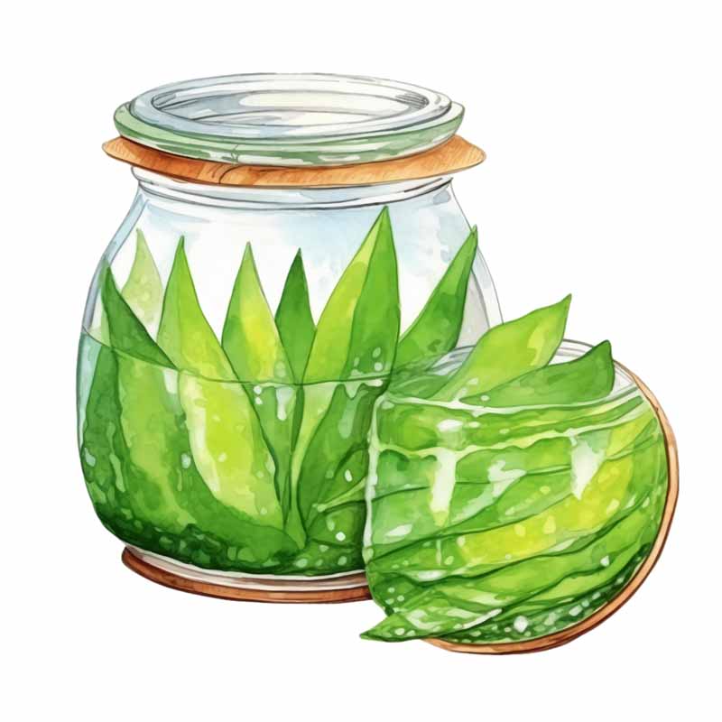 دانلود طرح دو شیشه گیاه آلوورا
