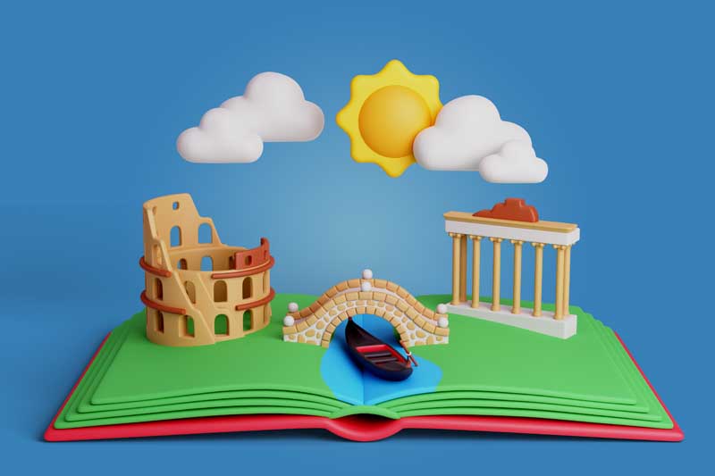 دانلود طرح لایه باز پس زمینه کتاب داستان