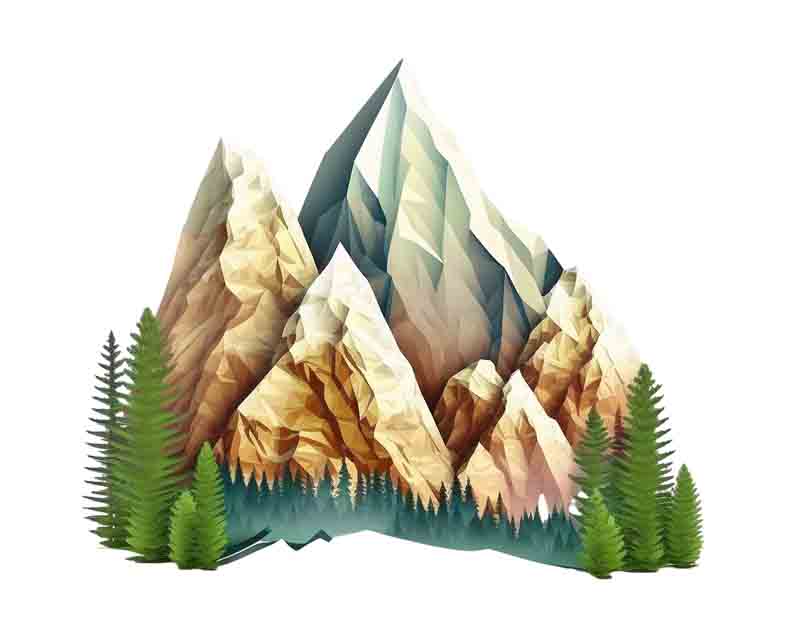 دانلود طرح کوهستان محصور با کاج