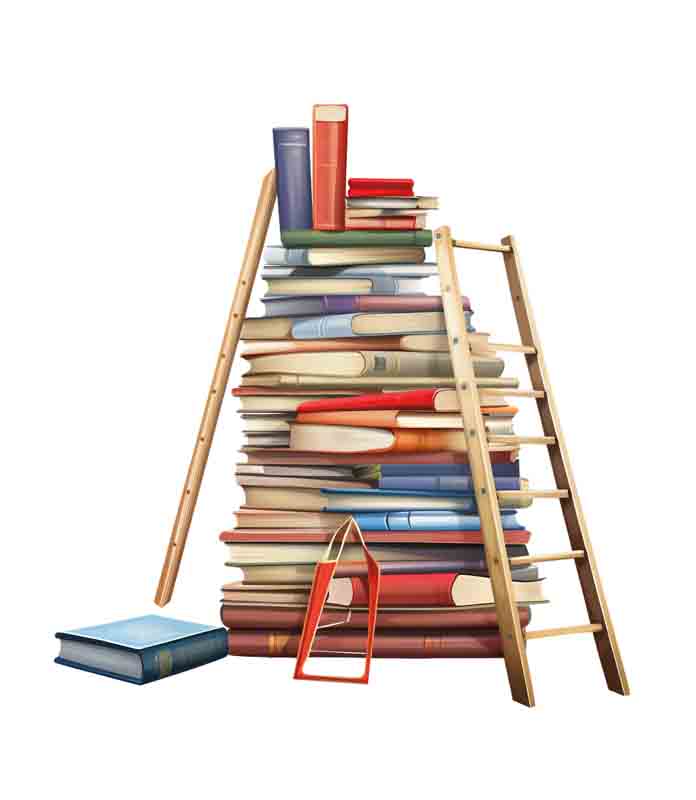 دانلود طرح کتاب و نردبان پیشرفت