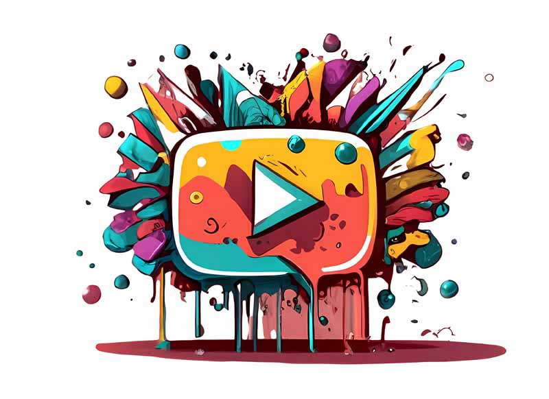 دانلود طرح نمایشگر رنگین
