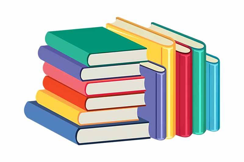 دانلود طرح کتاب ها با جلد رنگی