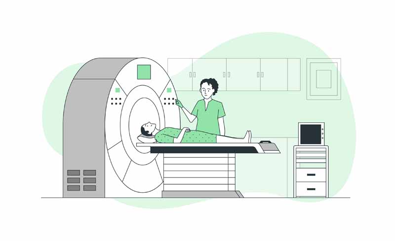 دانلود وکتور مفهومی دستگاه MRI