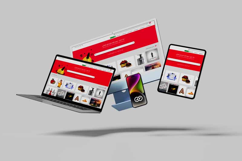 طرح موکاپ تعدادی از محصولات اپل