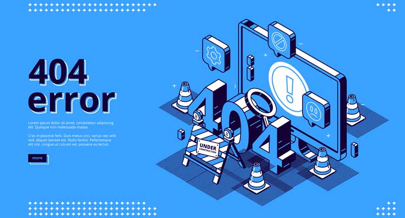 دانلود طرح لایه باز بر طرف نمودن ارور 404