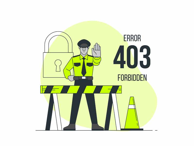 دانلود طرح لایه باز ارور 403