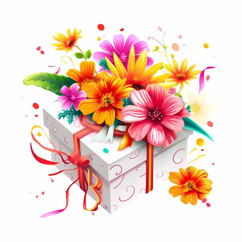 دانلود طرح کادوی گل آزین
