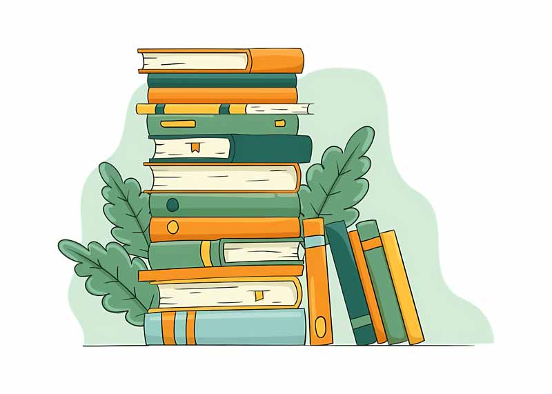 دانلود طرح کتاب ها و برگ