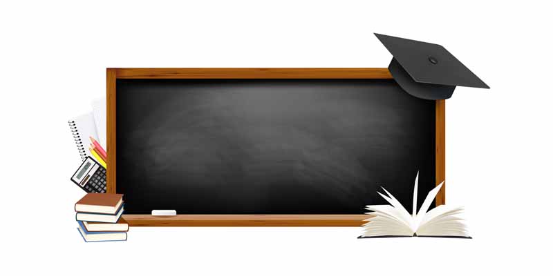 دانلود طرح تخته سیاه و کتاب باز