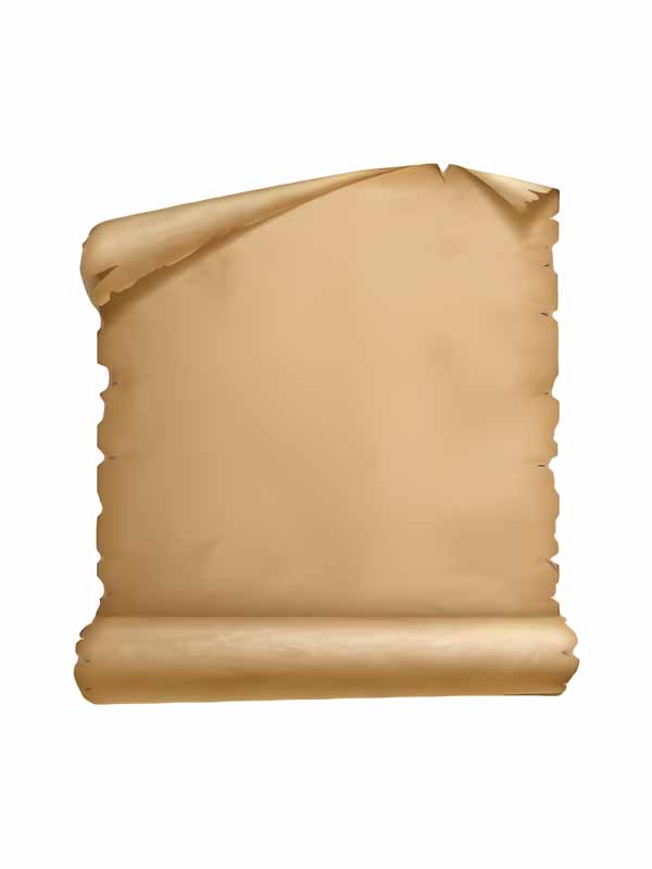 طرح کادر نوشته کاغذ رولی قدیمی