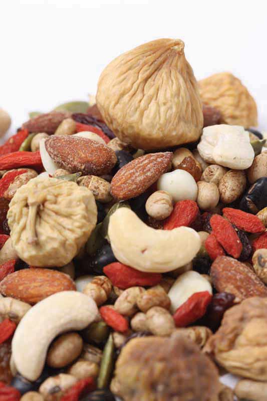 عکس لارج فرمت از آجیل انجیر دار