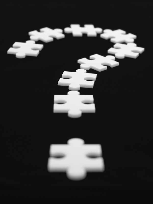 تصویر با کیفیت پازل علامت سوال