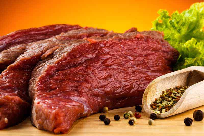 تصویر لارج فرمت از گوشت گاو