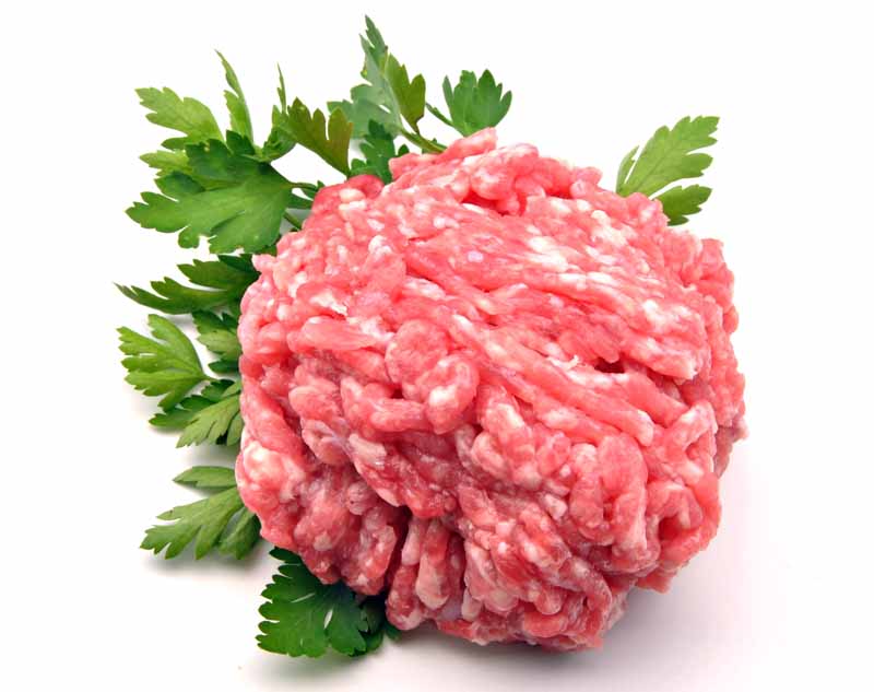 تصویر لارج فرمت از گوشت چرخ کرده