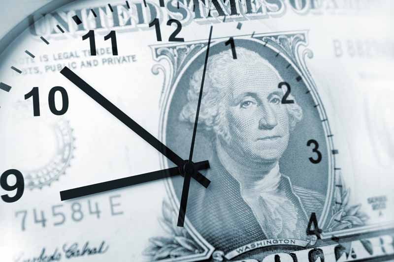 تصویر با کیفیت از ساعت در اسکناس