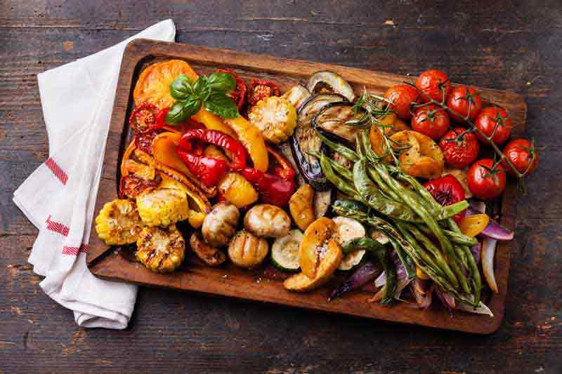 عکس با کیفیت از غذای گیاهی