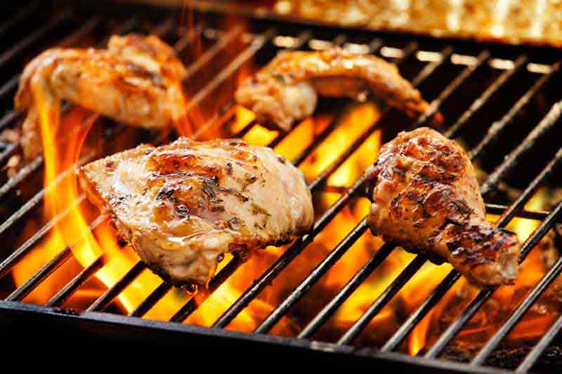 عکس لارج فرمت از گوشت مرغ
