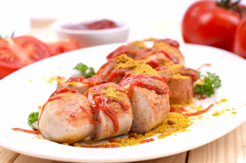 عکس با کیفیت از سوسیس با ادویه