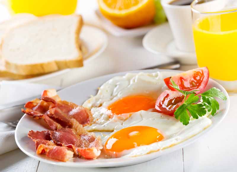 عکس با کیفیت از نیمرو با گوجه