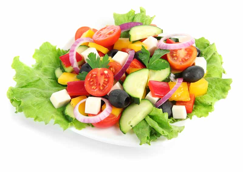 عکس با کیفیت از سالاد با کاهو