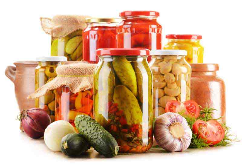 عکس با کیفیت از شیشه های ترشی