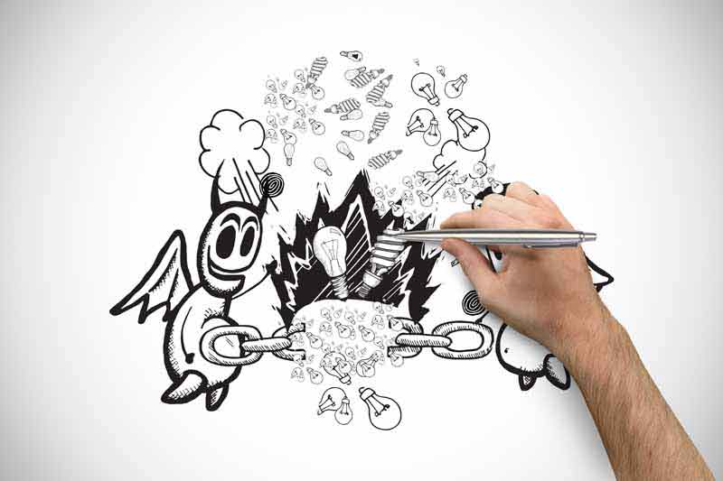 دانلود عکس افکار و ایده های منفی