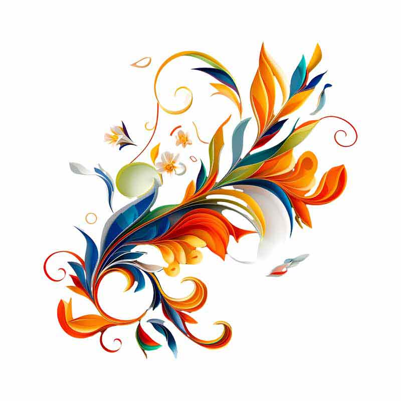 دانلود طرح شاخه رنگین
