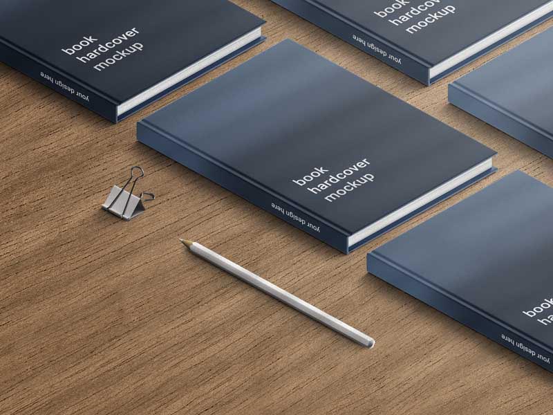 دانلود موکاپ کتاب ها کنار هم