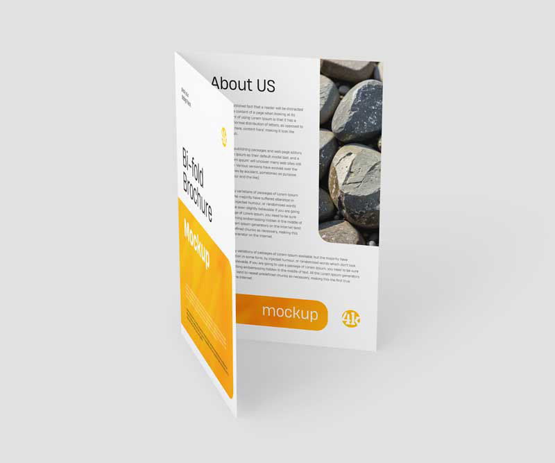 دانلود موکاپ بروشور با حالت کتاب