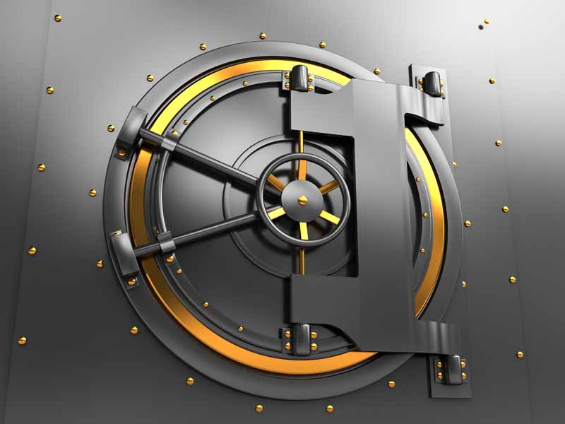 عکس با کیفیت از درب گاو صندوق