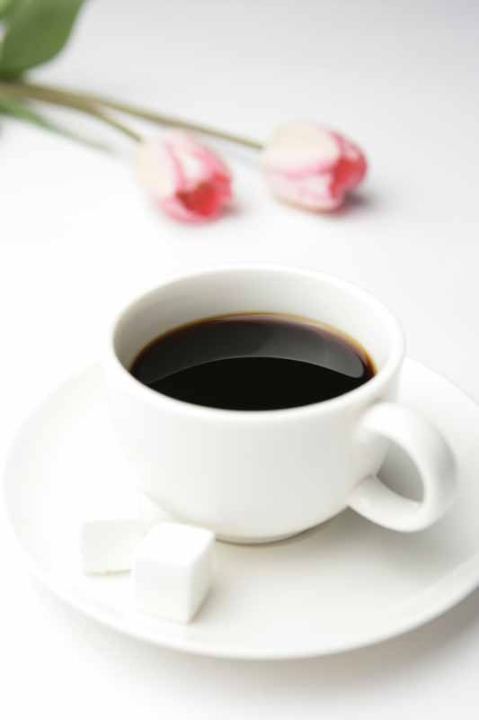 تصویر زیبا از  فنجان قهوه با قند