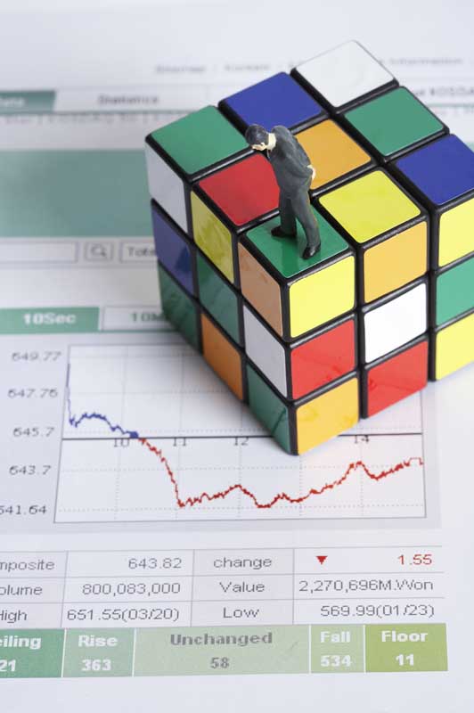 عکس با کیفیت آدمک و مکعب روبیک