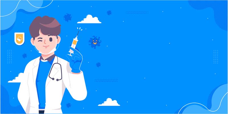 طرح لایه باز پس زمینه با تم پزشکی