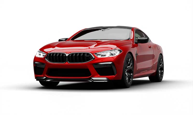 دانلود طرح خودرو سواری BMW قرمز
