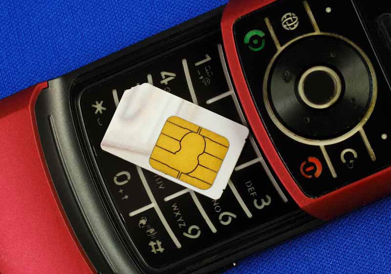 عکس با کیفیت از سیم کارت