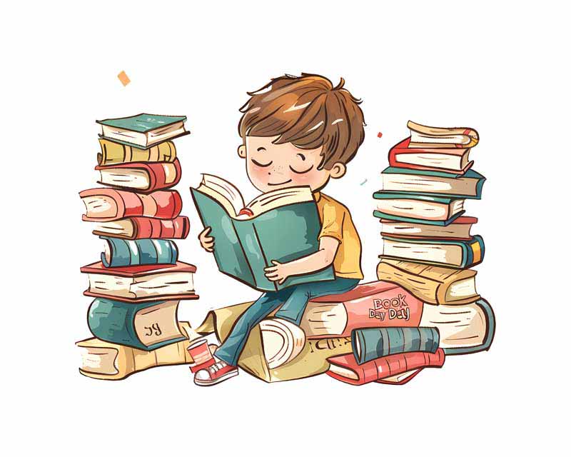 دانلود طرح کتاب خواندن کودک