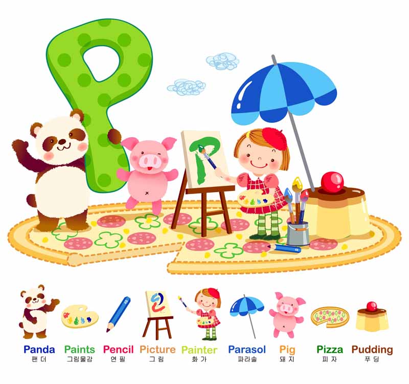 دانلود عکس از آموزش حرف انگلیسی P